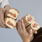 12. Sandwich jamón de Pavo horneado y queso horneado